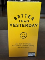 Better Than Yesterday 365 Daily Challenges Life-Fulfilling Game
