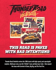Post-Apocalyptic Racing Board Game – Thunder Road Vendetta – 2-4 Players, 30-75
