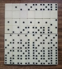 Vintage Domino game, USSR production of the 80s, box size 16×5 cm.