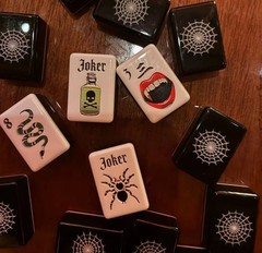 American Mahjong Game Set, 160 tiles Halloween 👻 + Free storage bag