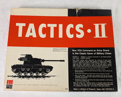 Tactics II Military Chess Game Avalon Hill 1961