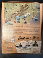 Multiman MMP Lincoln’s War Board Game Unpunched