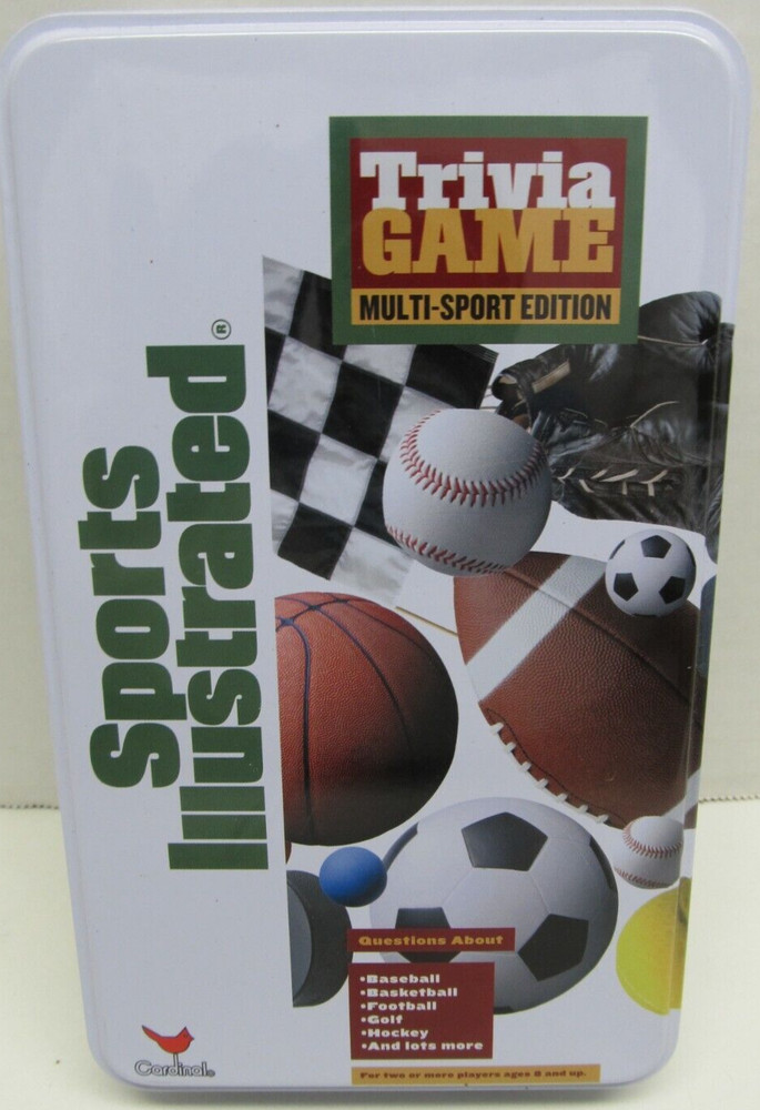 Sports Illustrated Trivia Game ~ Multi-Sport Edition in Metal Box (#2366)