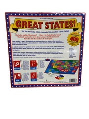 Great States Board Game Geography Trivia Homeschool New Best Toy Award SEALED