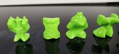 JBF Lot of 7 Light Green Crazy Bones