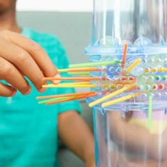 Mattel Games Kerplunk Kids Game, Family Game for Kids & Adults with Simple