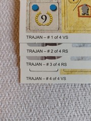TRAJAN Ancient Rome Strategy Board Game Stefan Feld 2013 New Open Box COMPLETE