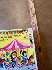 Vintage The “MERRY-GO-ROUND” Board Game The Jessup Paper Box Co. Tee Pee Toys