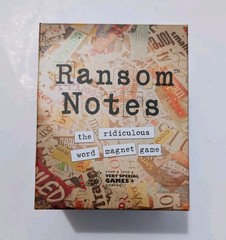 Ransom Notes Game COMPLETE Charty Party 2023 Word Magnets