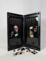The Godfather Backgammon Board – Handmade Ash Wood & Glass Set, Luxury Gift