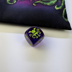 Steve Jackson Games Cthulu Dice Bag & Exclusive D6 Dice Large 6″x9″