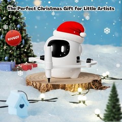Drawing Robot Kids 150 Cards Voice Interactive Educational Toy RIVGOT Machine