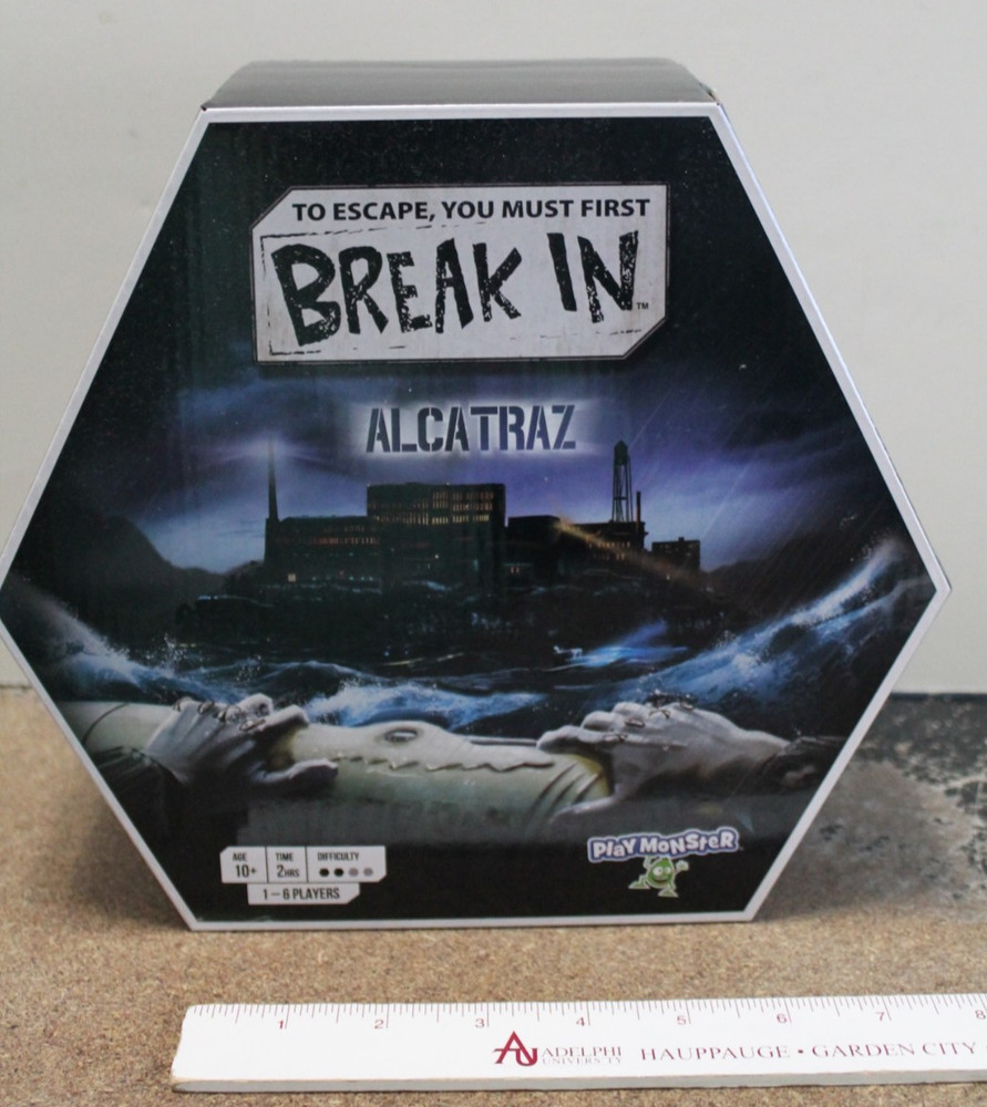 Playmonster Break In Alcatraz Escape Game Ages 10+ 1-6 Players New! Sealed