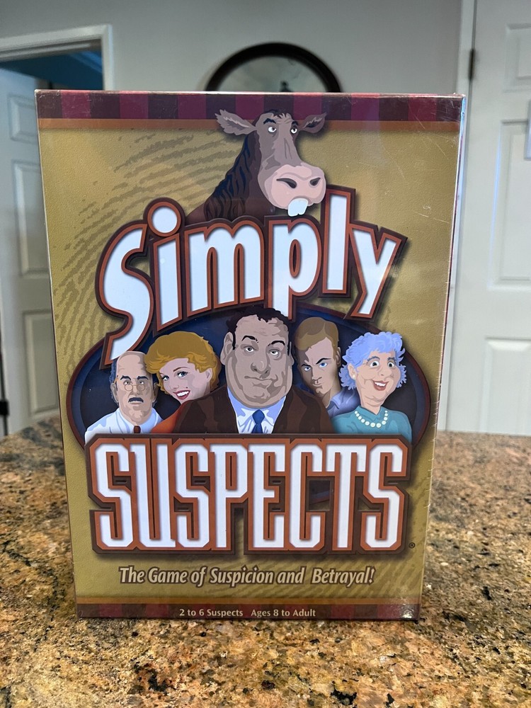 Spy Alley Simply Suspects Board Game of Suspicion Betrayal New Sealed 8 – Adult