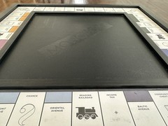Monopoly | Pottery Barn Luxury Edition | Low-Profile Wooden Black Version