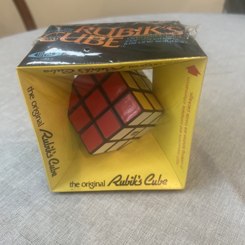 Vintage Ideal Original Rubik’s Cube in sealed Original Box ￼