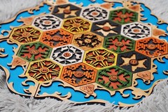 Wooden game board for Settlers / 2-4 . 5-6 Player Custom Settlers Board