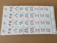 NEW! Vibrant Layered Mahjong Tiles – Full American Set 160Tiles – Dragon Monkey