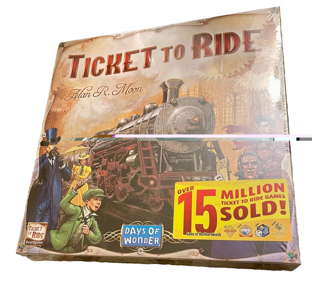 Days of Wonder Ticket To Ride by Alan R. Moon Train Adventure Board Game Family