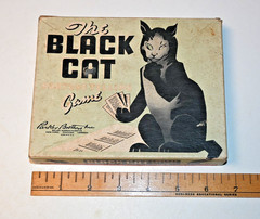 Vintage 1940s Parkers Brothers The Black Cat Fortune Telling Game Complete (B3)