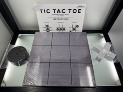 Wooden Tic Tac Toe Classic Board Game 2 Player Family Travel Game Ages 6+