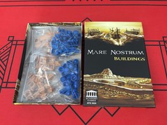 Mare Nostrum Empires Kickstarter Game, Atlas, Buildings, Promos, Resource Chips