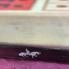 Metal 11 Horse Racing Wood Board Game Dice Cards Set