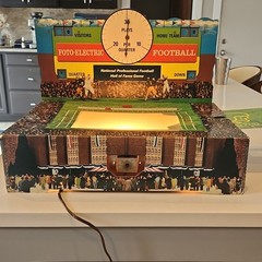 Cadaco Foto-Electric Football Hall of Fame Board Game 1970 Sports Teen Adult