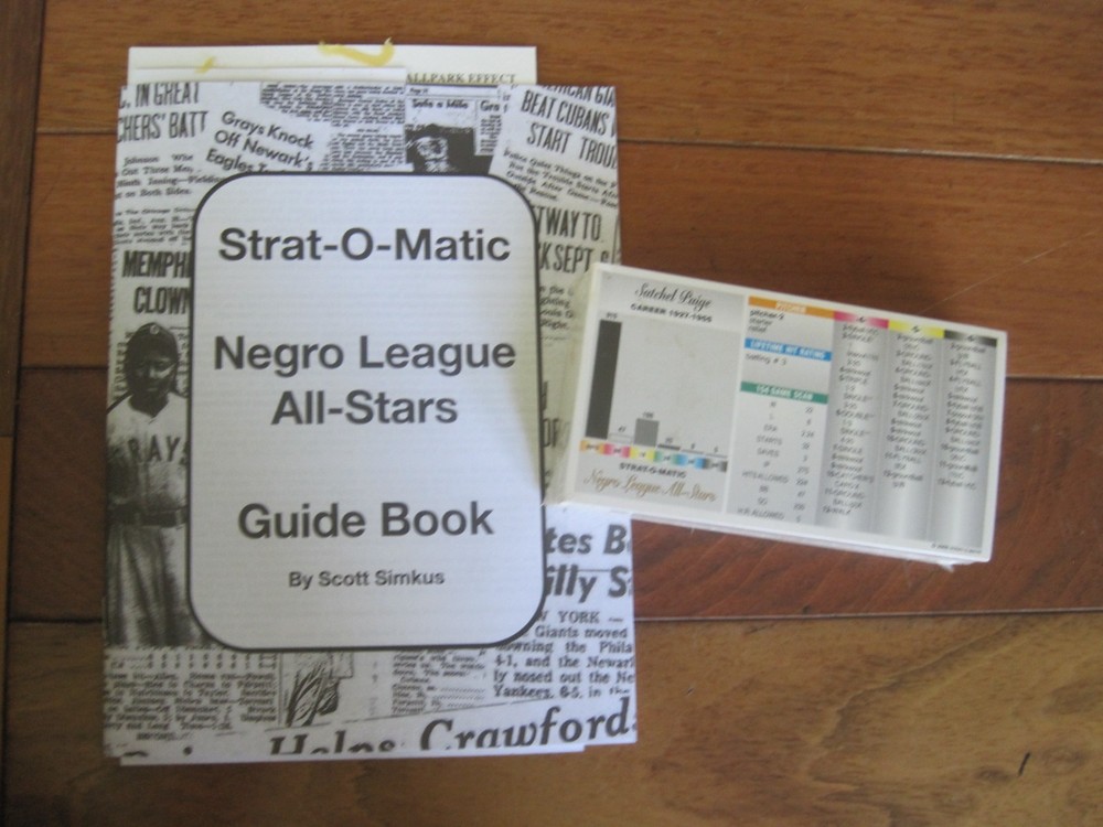Strat-O-Matic Baseball Negro League All Stars Collectible Edition 108 cards 2009
