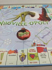Vtg 2000 Whoville-opoly Board Game How the Grinch Stole Christmas Monopoly Y2K