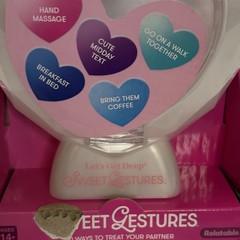 Let’s Get Deep Sweet Gestures Romance Card Game, 2+ Players, Ages 17+