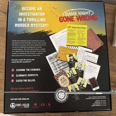 Hunt A Killer Game Night Gone Wrong Murder Mystery Board Game 2023 Immersive 2+