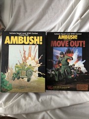 Ambush! + Ambush! Move Out – 1983/1984 Victory Games COMPLETE