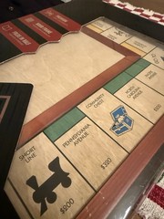Monopoly Grand Edition Deluxe Folding Wood Frame – New and Sealed