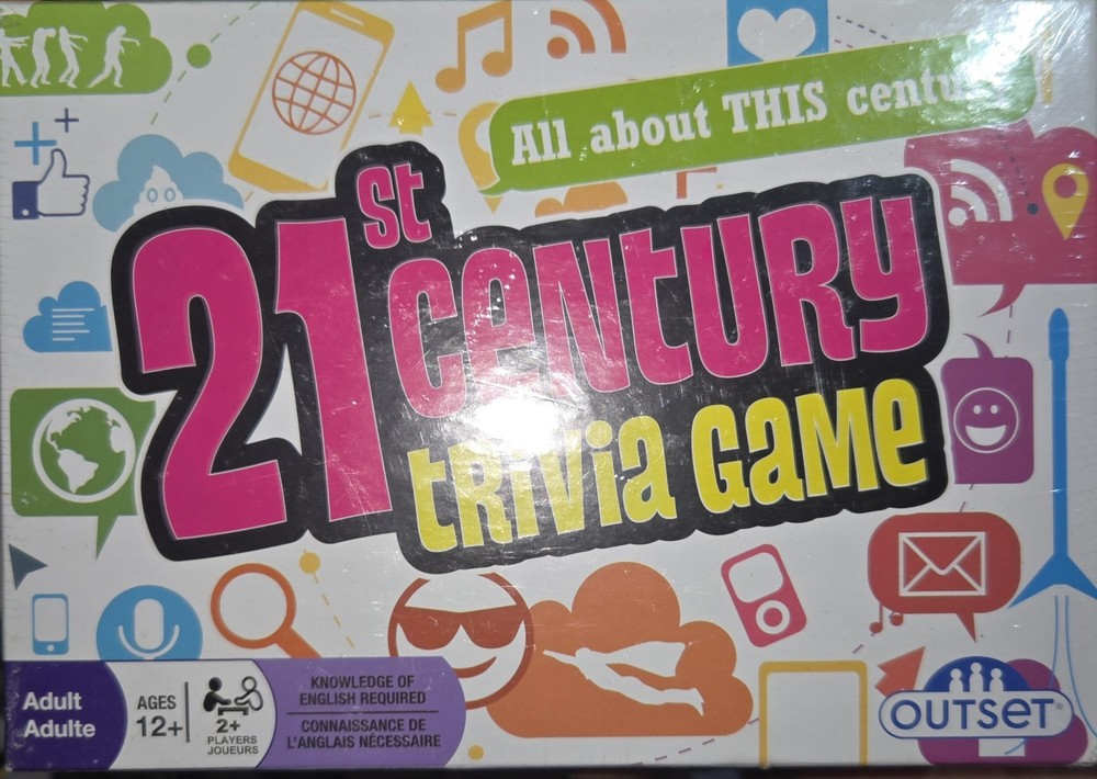 21st Century Trivia Game Fun Family Tabletop Game for Ages 12 and Up – New