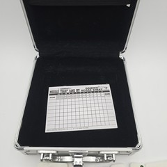 Cardinal Mexican Train Domino Game Set Score Sheets Metal Case Complete
