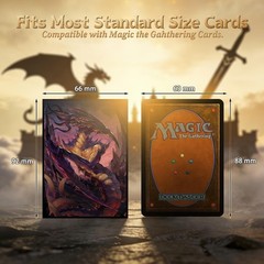 MTG Card Sleeves – Sliver – 100 CT EDH Commander Sleeves for Magic the Gather…
