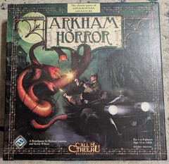 Fantasy Flight Games Arkham Horror Board Game 2nd Edition organizer included