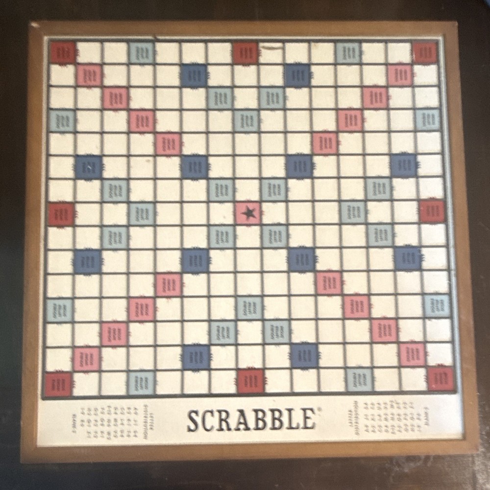 WS Game Company Scrabble Wooden Board Game Set, Ages 8+ (2021)