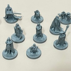 11pcs Fellowship and Companions War of the Ring Second Edition Board Game Minis