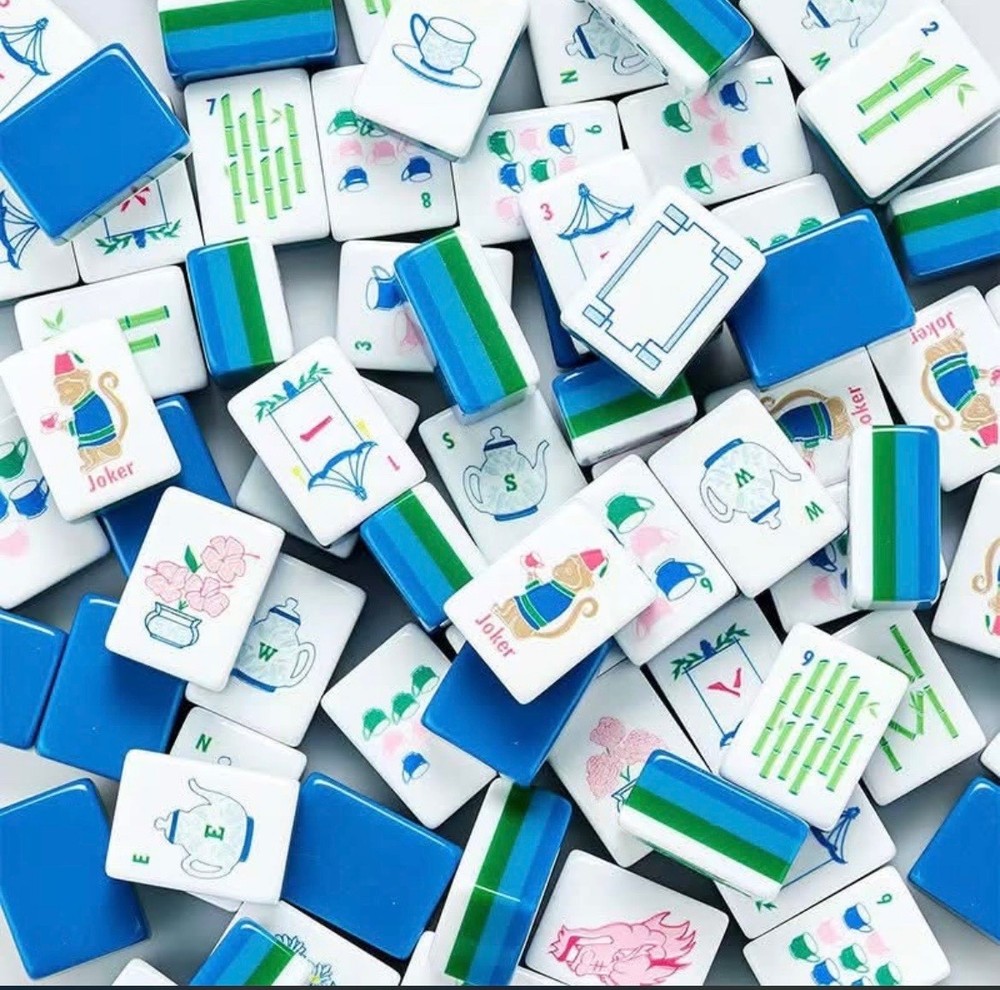 Spill the Tea 4-layer Mahjong Tile Set
