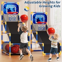 NIPLOOOW Arcade Basketball Game Set for Kids 3-12 Years Old, Kids Basketball …