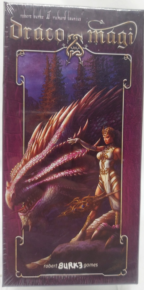 NIB Draco Magi 2014 Board Game by Robert Burke Games Ages 13+ Plays 2 Sealed