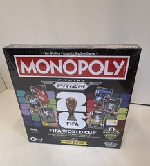 SEALED Hasbro Monopoly: FIFA World Cup Board Game w/ Starter Pack & 2 Prizm Pack