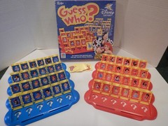 Guess Who Disney Edition Board Game 2005 Complete Except for Counters