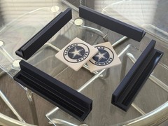Custom Domino Box Personalized Logo Portable Tile Tray No Table Needed