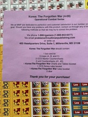 Multi-Man Publishing Korea: The Forgotten War War Board Game Complete Game