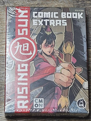 Rising Sun Comic Book Bonus Extras & Comic Kickstarter Exclusive CMON Rare NEW!