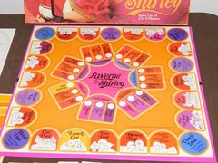VINTAGE 1977 PARKER BROTHERS LAVERNE & SHIRLEY BOARD GAME COMPLETE