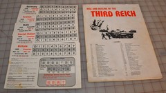 Rise and Decline of the Third Reich Vintage WWII Board Game Avalon Hill Punched